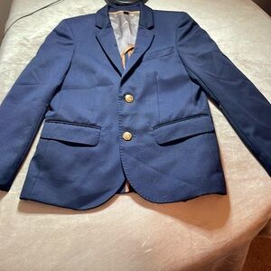 CrewCuts “Ludlow” Boys Suit Jacket Navy Size 10